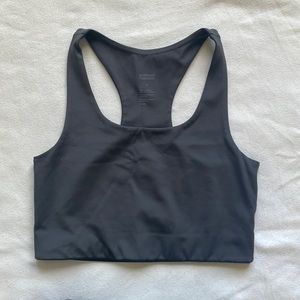 Girlfriend Collective Gray Paloma Bra Medium NWOT